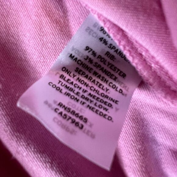 Zella Girl’s Pink Pullover Sweatshirt Velour Size Large - Picture 6 of 10